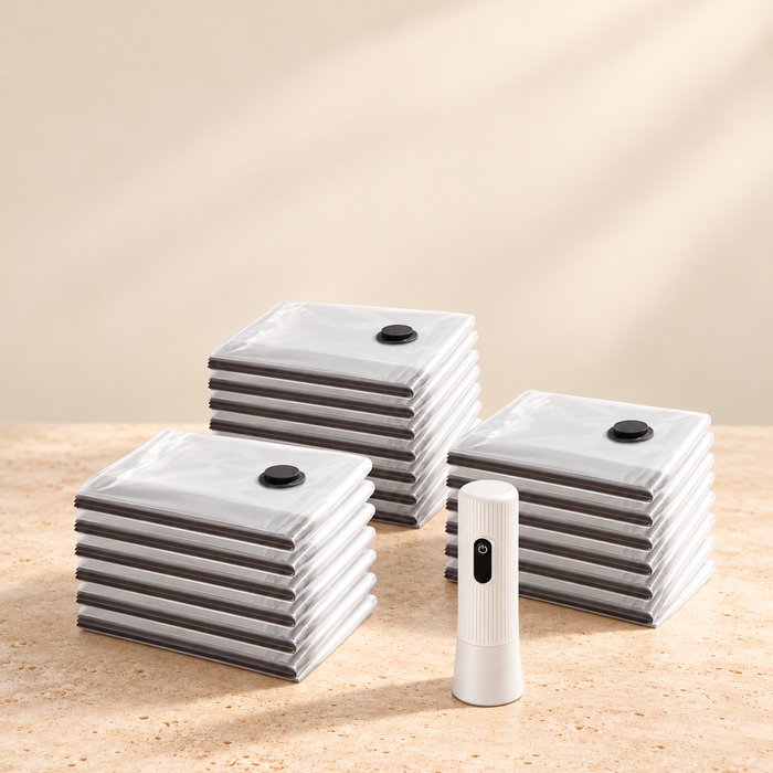 Mapambo Travel Vacuum Bag Set — full view