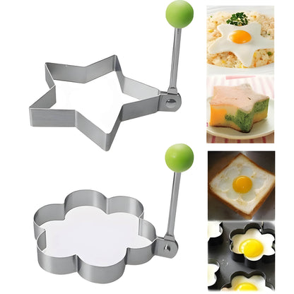 CreativeCook™ - Moldes para freír de acero inoxidable