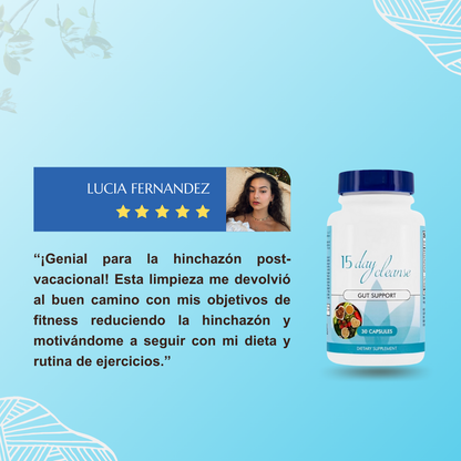 15 Day Cleanse - Apoyo Intestinal y Del Colon