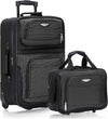 Amsterdam Softside Expandable Luggage with Rolling Wheels, Gray, 2-Piece Set (15/21)