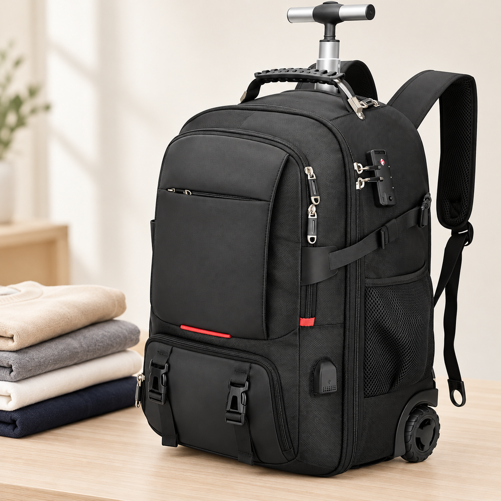 Rolling Vacuum Backpack — styled product view