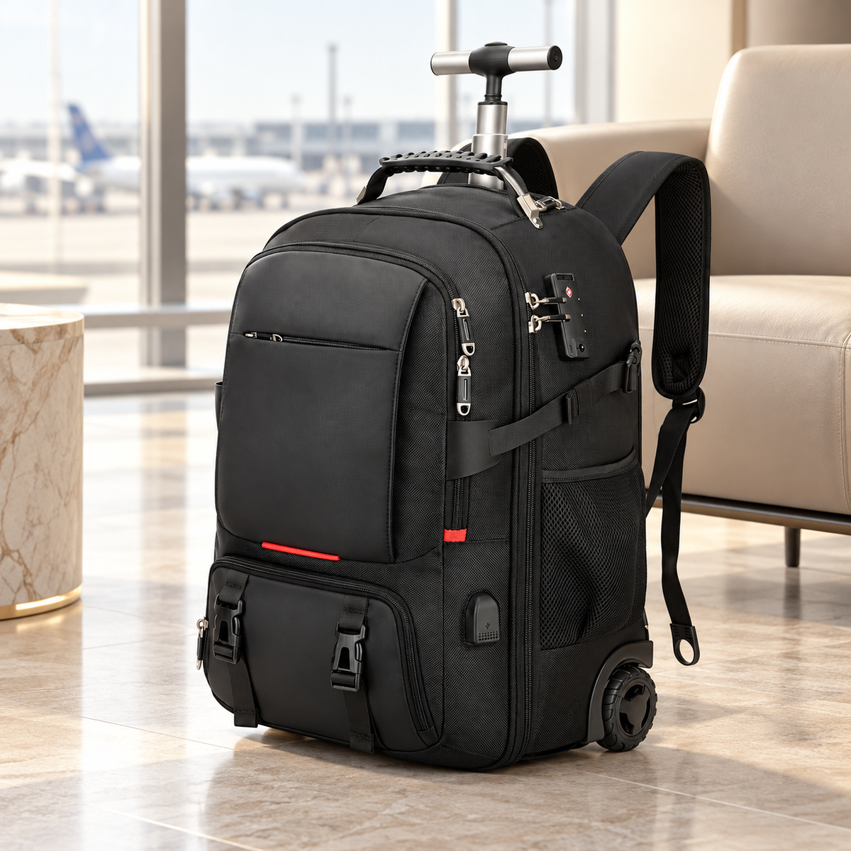 Rolling Vacuum Backpack — styled product view