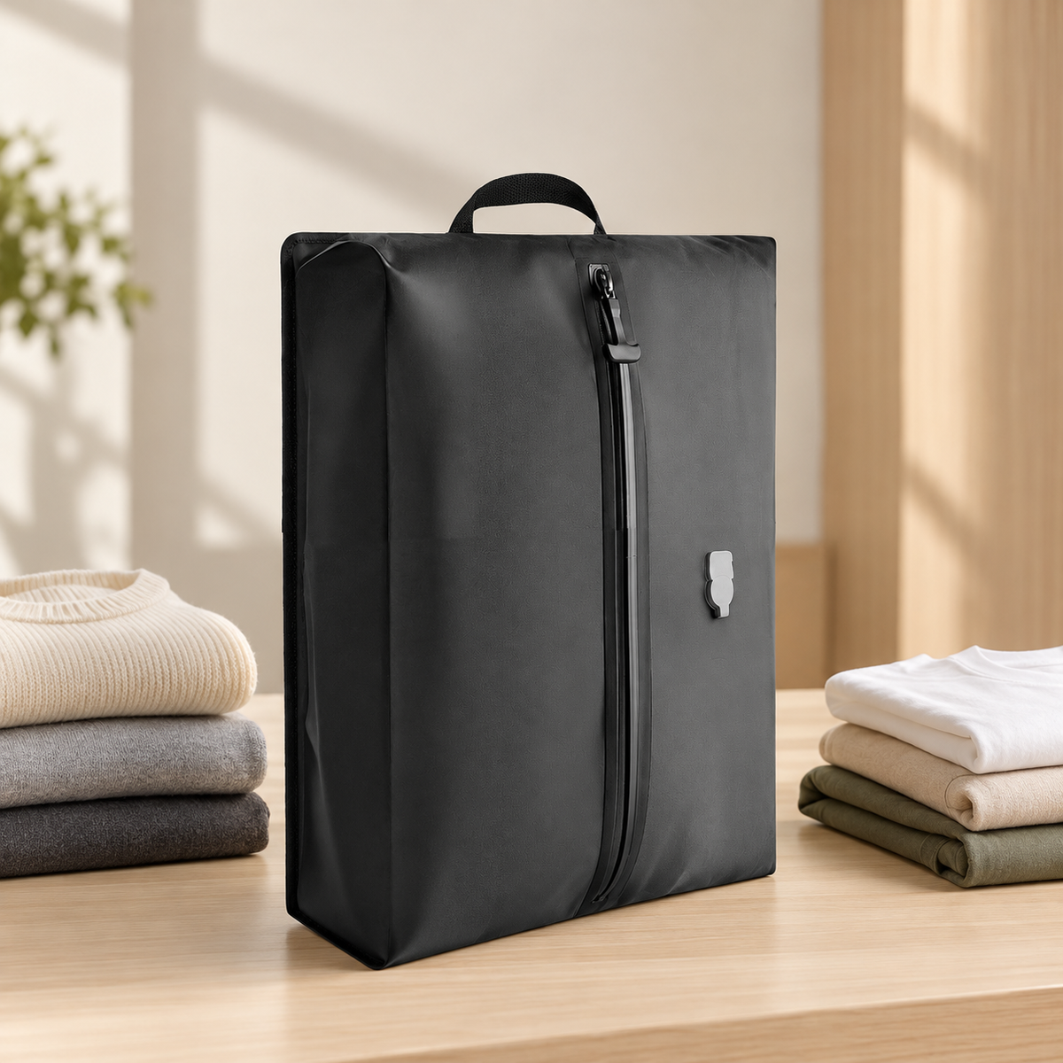 Vacuum Compression Packing Bag — styled product view
