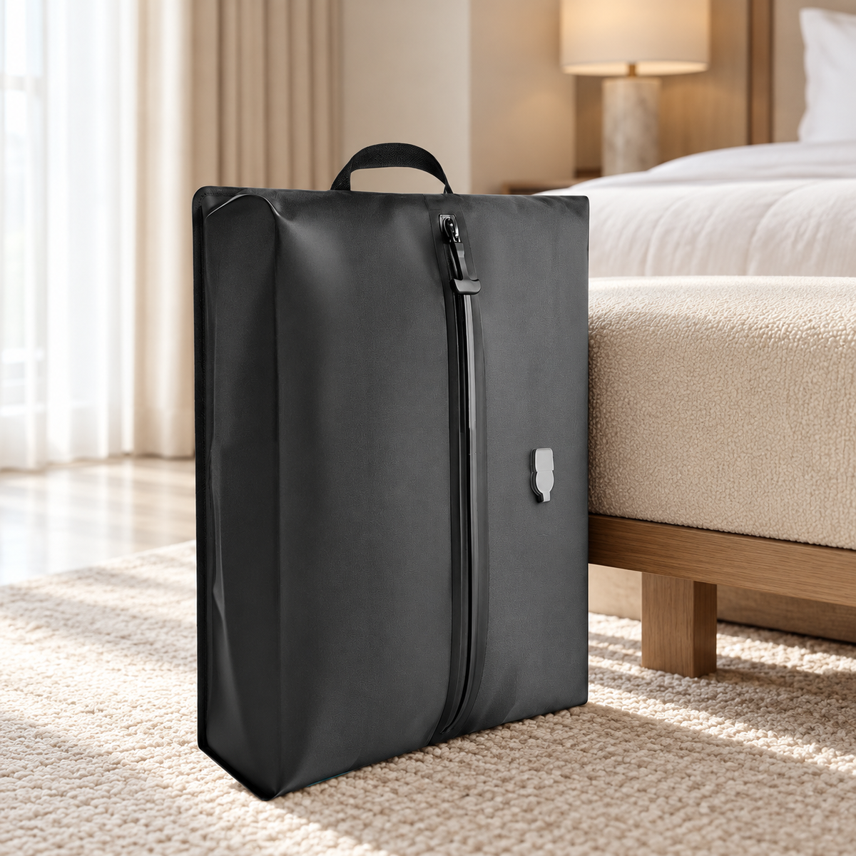 Vacuum Compression Packing Bag — styled product view