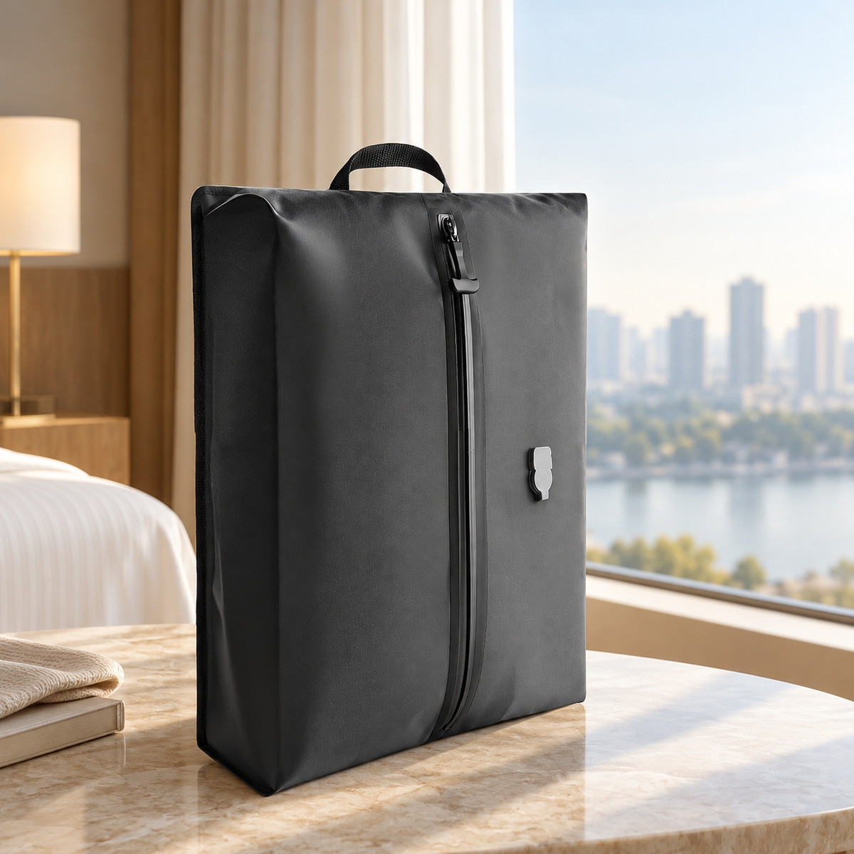 Vacuum Compression Packing Bag — styled product view