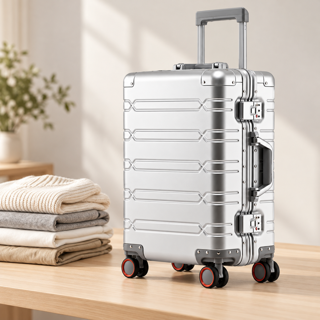 Aluminum Magnesium Carry-On — styled product view