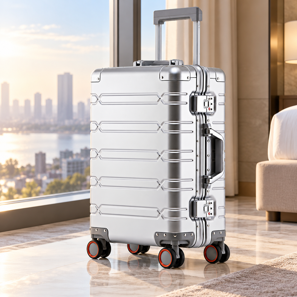 Aluminum Magnesium Carry-On — styled product view