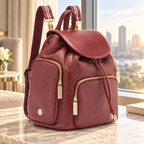Wine Travel Backpack — styled product view