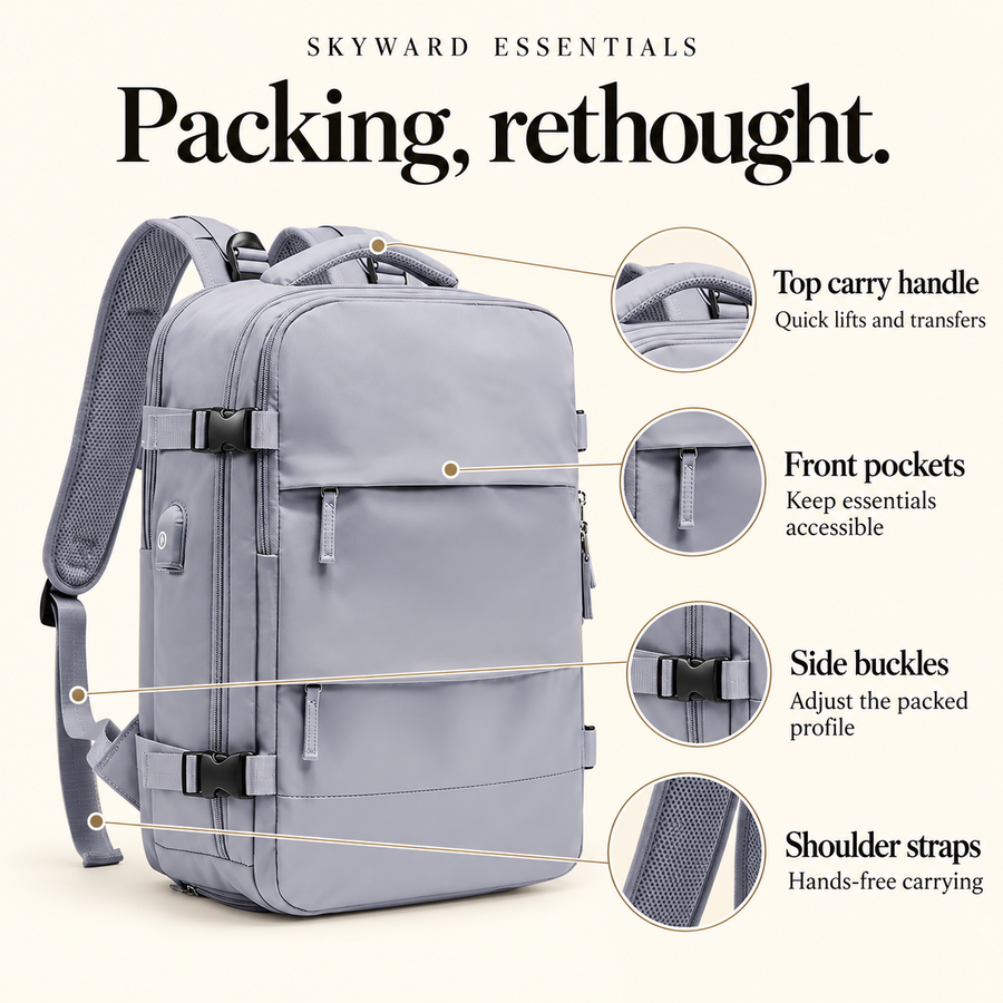Vacuum Backpack — features