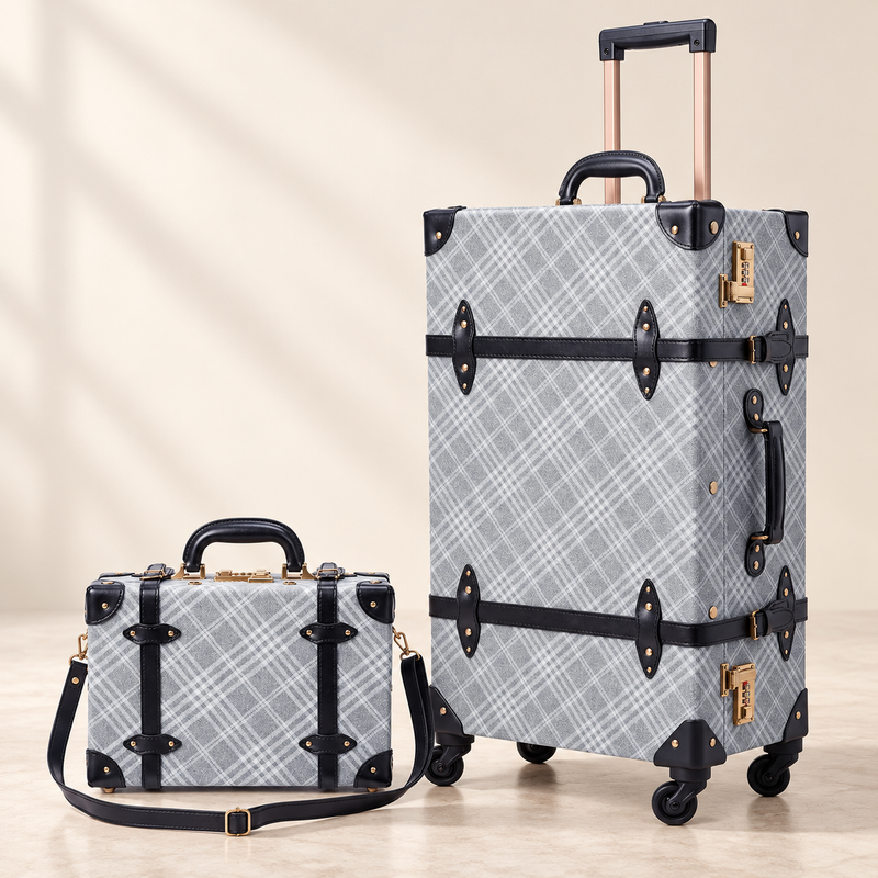 Vintage Luggage & Cosmetic Case — studio