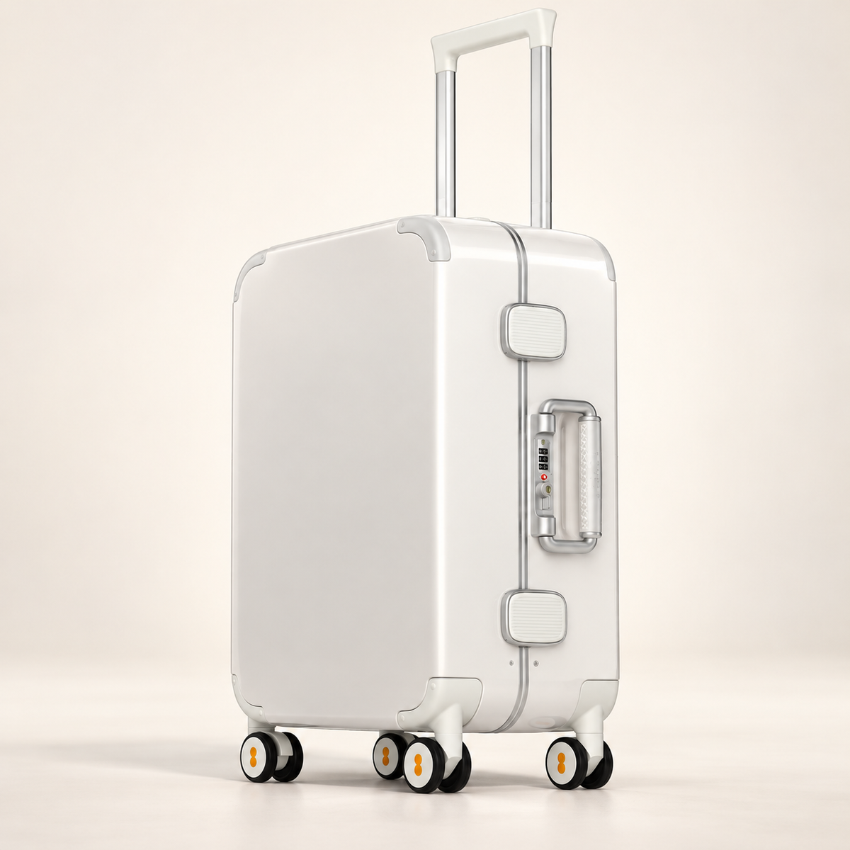 Zipperless Frame Carry-On — Off White — studio