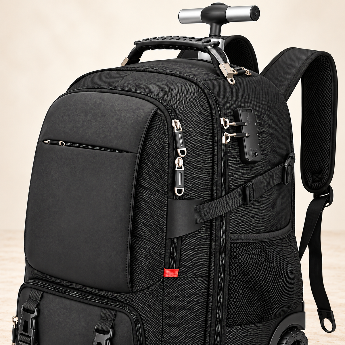 Rolling Vacuum Backpack — detail view