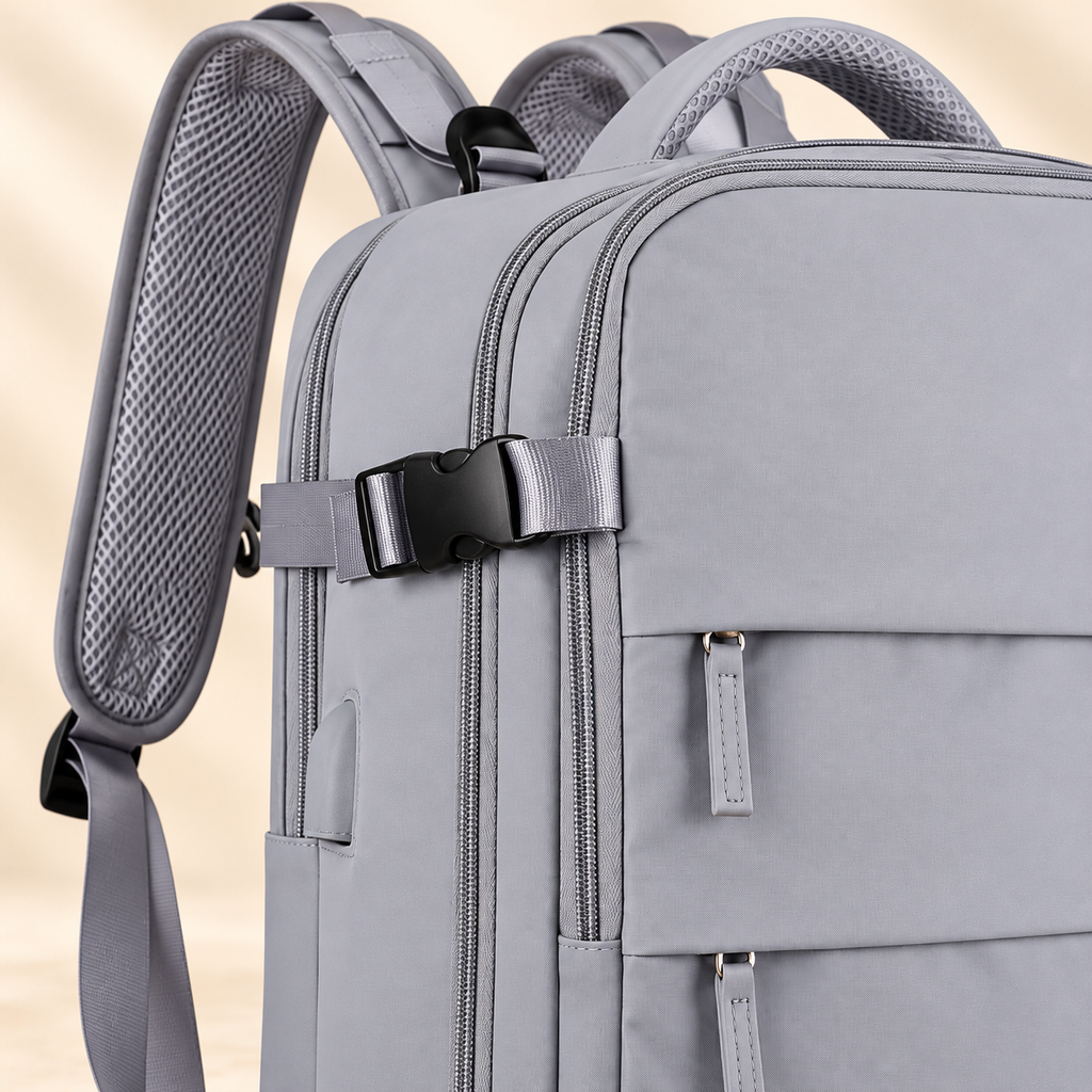 Vacuum Travel Backpack — detail view