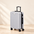 Silver suitcase — main view
