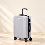 Silver suitcase — main view