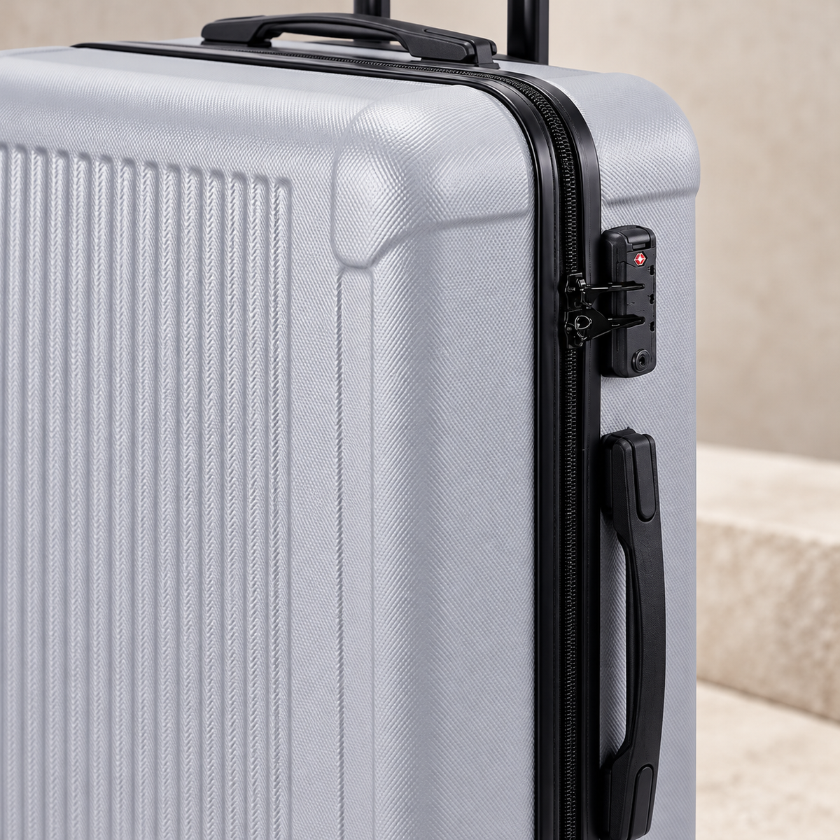 Lotus Silver Suitcase — product view